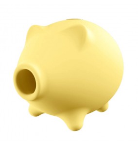 Leyun - Little Piggy Suction Clitoral Stimulation (Chargeable - Yellow)